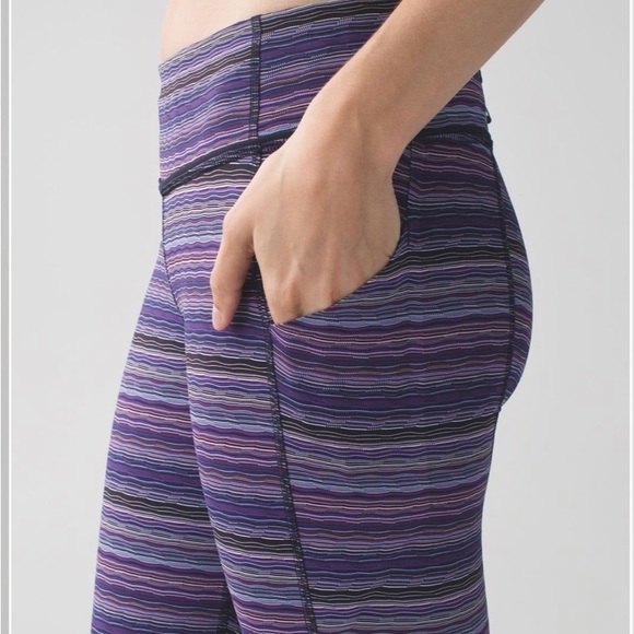 Lululemon pace rival crop leggings sz 6 - Picture 6 of 11